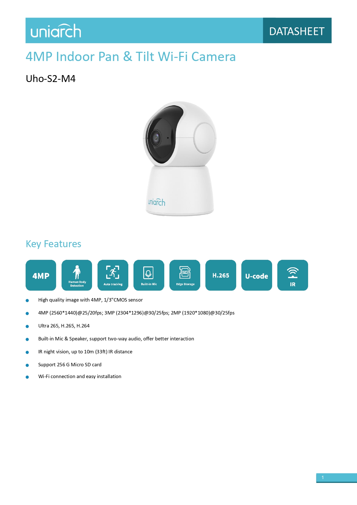 datasheet page number 1