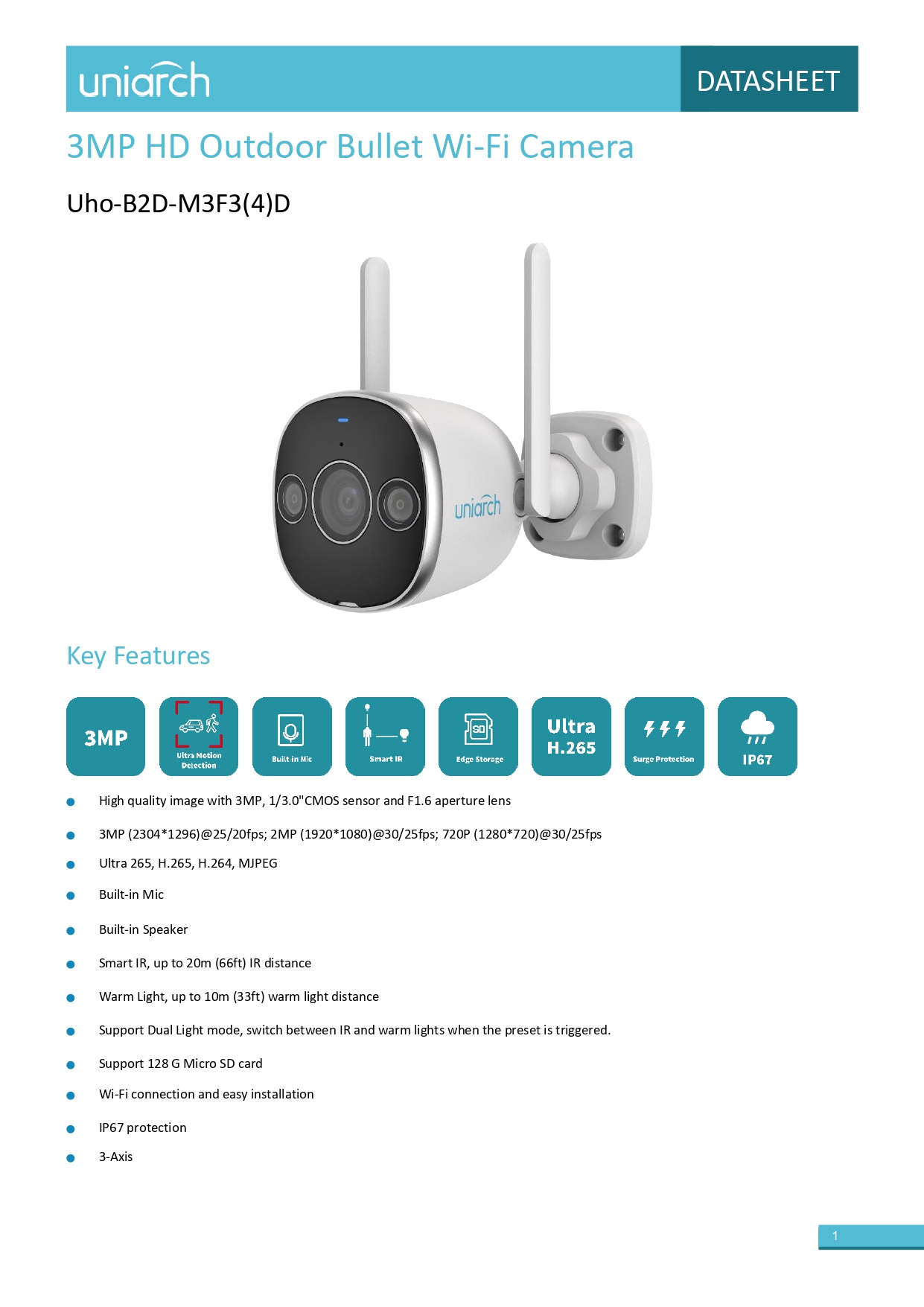 datasheet page number 1