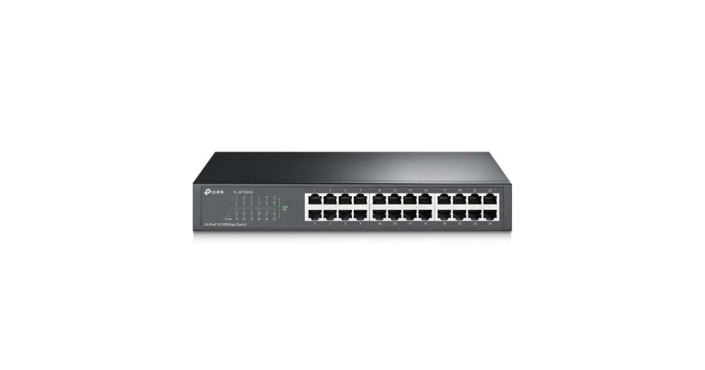 SWITCH 24 PORT TP-LINK 10/100Mbps RACKABLE