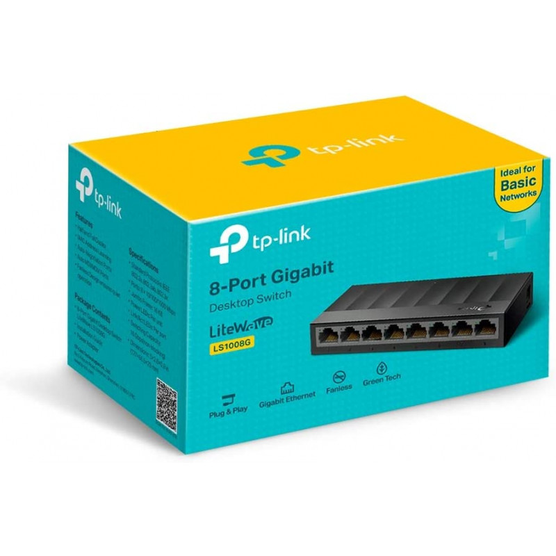 SWITCH 8 PORT GIGABIT TP-LINK 