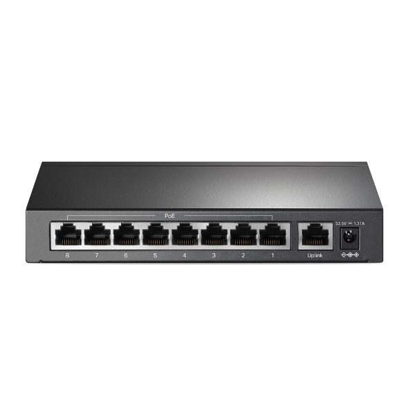 SWITCH DE BUREAU TP-LINK 9 PORTS 10/100MBPS - 8 PORTS POE 