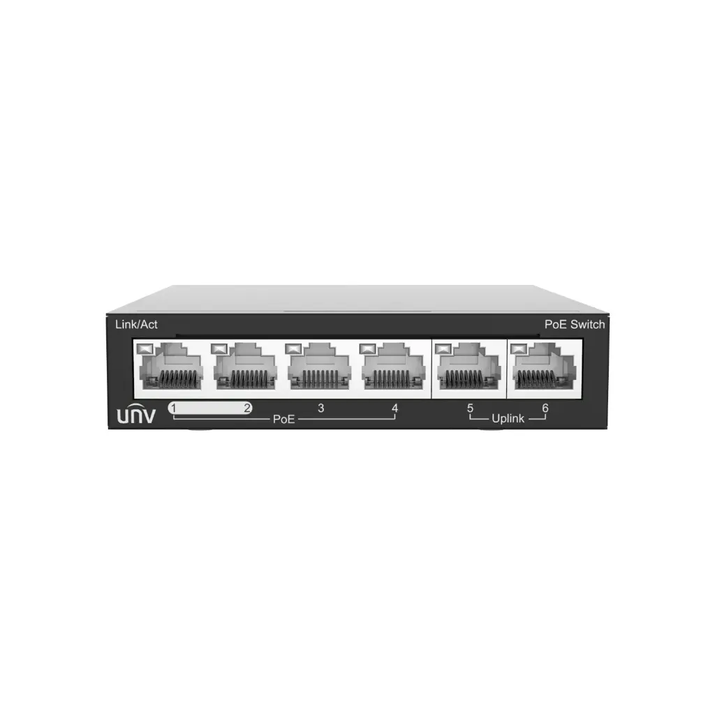 SWITCH UNV 4 POE 6 PORTS