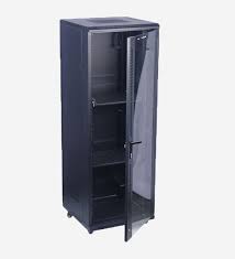 ARMOIRE INFORMATIQUE 27U 600*800 EQUIPEE VENT+ROUE+MULTI+PASSE CABLE