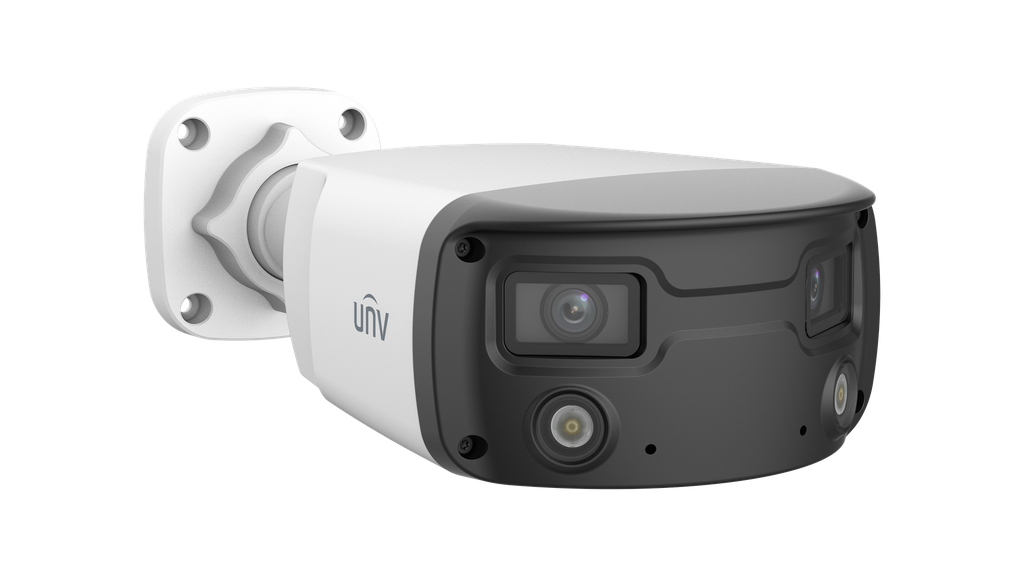 CAMERA IP UNV 4MP TUBE DUAL-LENS 