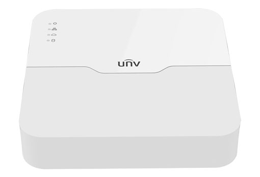 NVR UNV 4CH POE 4K UP TO 8MP 1HDD