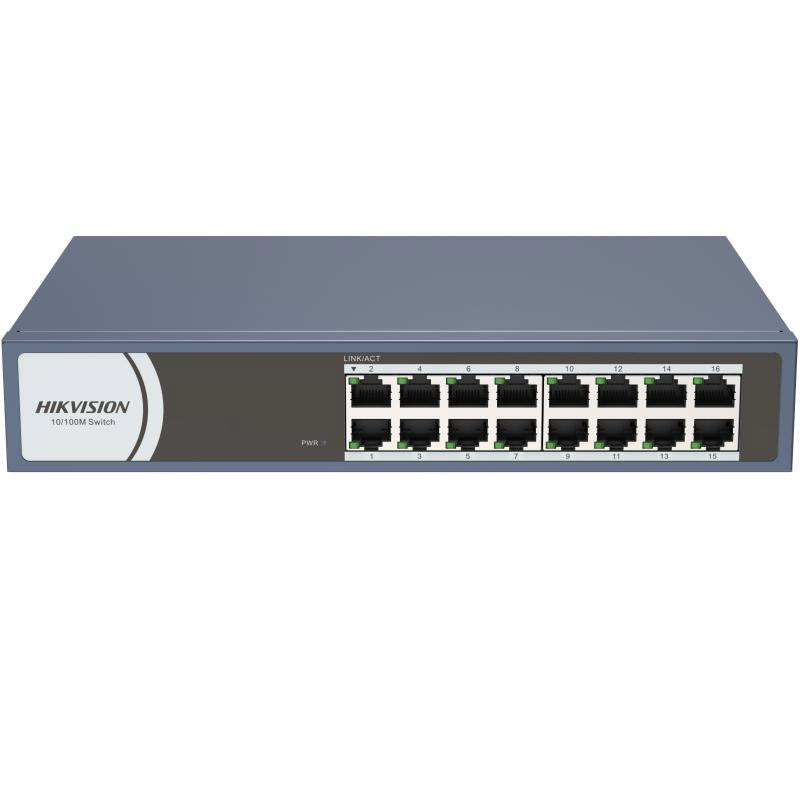 Switch  HIKVISION 16 Ports 10/100 MBPS