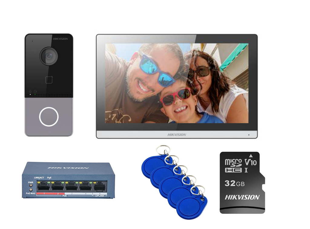 KIT VIDEOPHONE IP HIKVISION