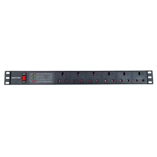 [PDU6] MULTIPRISE RACKABLES 6P 16A AVEC DISJONCTEUR