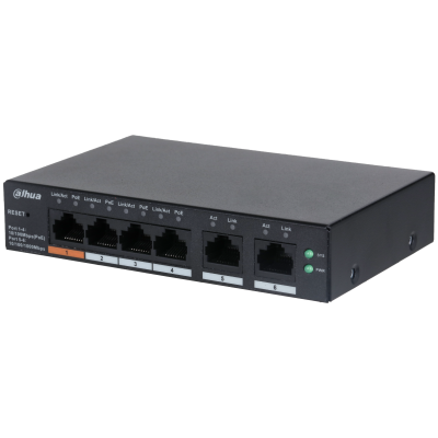 [DH-CS4006-4ET-60] SWITCH POE 4 PORT DAHUA
