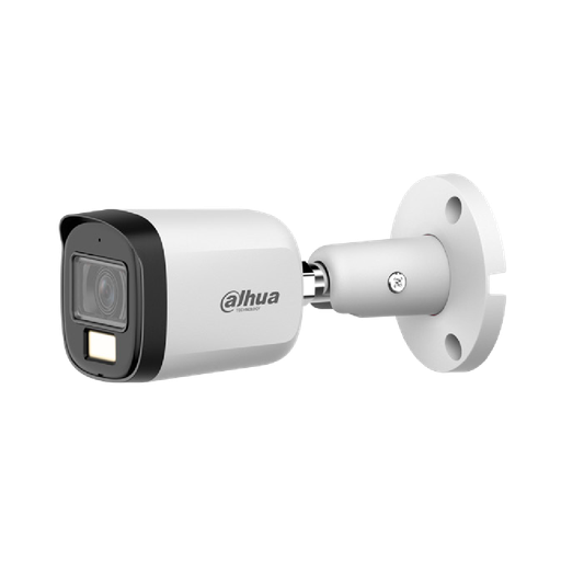 [DH-HAC-B2A21P-U-IL-A] CAMERA DAHUA 2MP HD TUBE METALLIQUE  SMART HYBRID MICRO