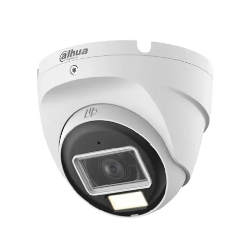 [DH-HAC-T2A21P-U-IL-A] CAMERA DAHUA DOME 2MP METALLIQUE DUAL LIGHT  