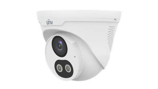 [IPCC3612LE-ADF28KC-DL] CAMERA UNV DOME IP 2MP DUAL LIGHT  TWO WAY TALK