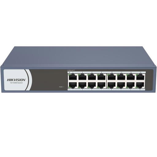 [DS-3E0116R-O] Switch  HIKVISION 16 Ports 10/100 MBPS