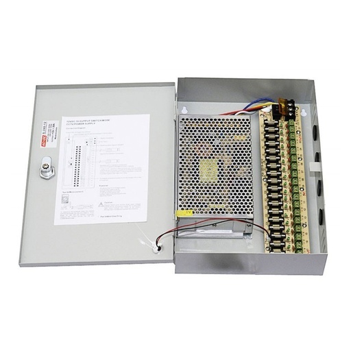 BLOC ALIMENTATION 12V 20A BOX FUSIBLE